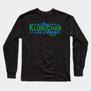 Amy for America Amy Klobuchar for President 2020 Long Sleeve T-Shirt